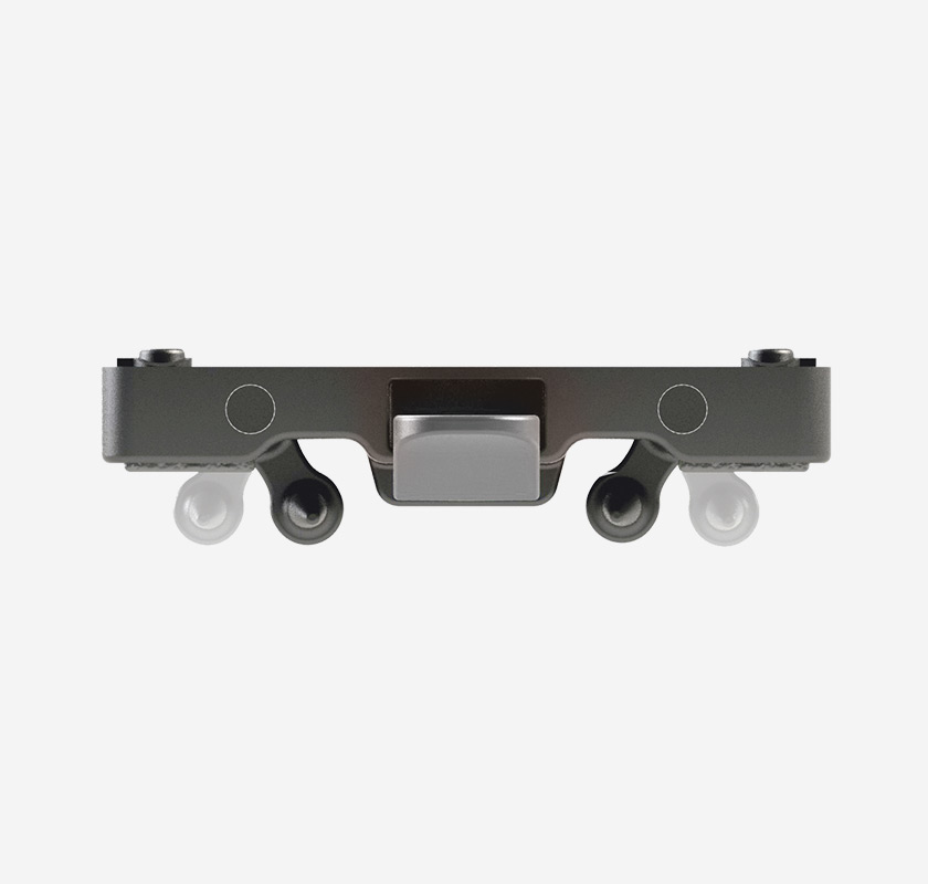 Racktime adaptateur pour montage accessoire sur porte bagage Snap it 1.0