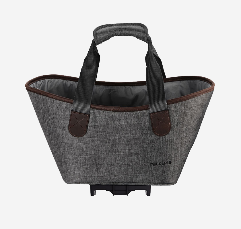 Racktime panier Agnetha gris fixation Snap it 2.0