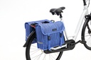 Newlooxs sacoche double Fiori bleue