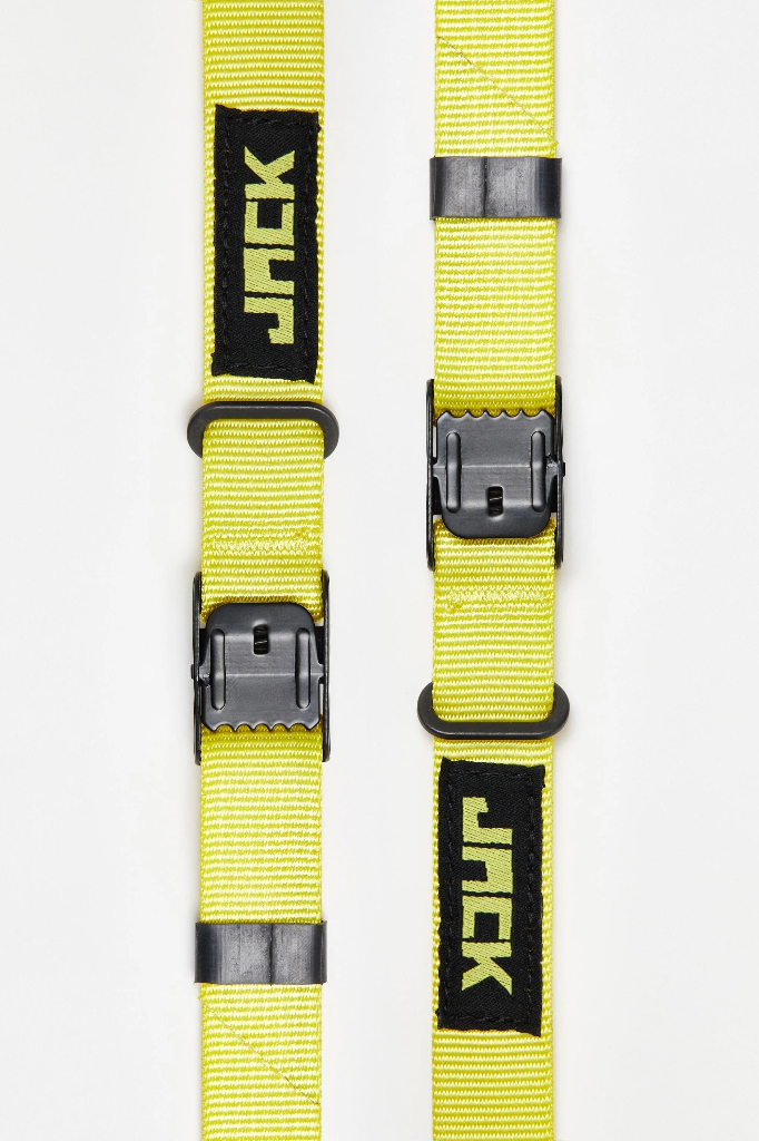 JACK's Straps - kit de 2 sangles de 1,4m jaunes