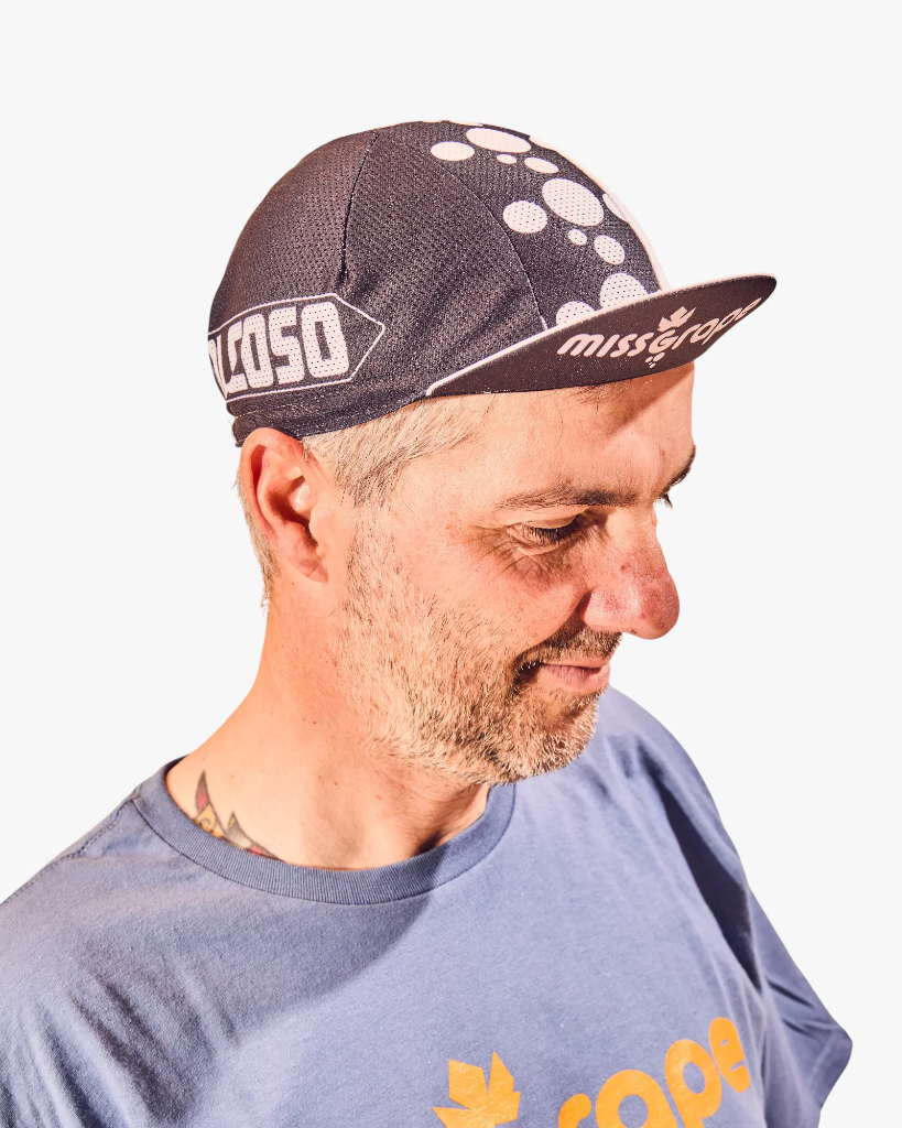 Miss Grape casquette Ilcoso noir blanc