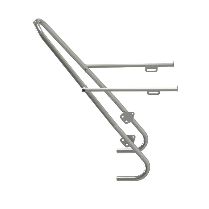 Tubus Tara Lowrider argent - porte bagages avant