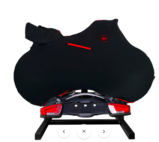 [VS-FS016] VELOSOCK housse full cover Road Standard Black E noir/rouge