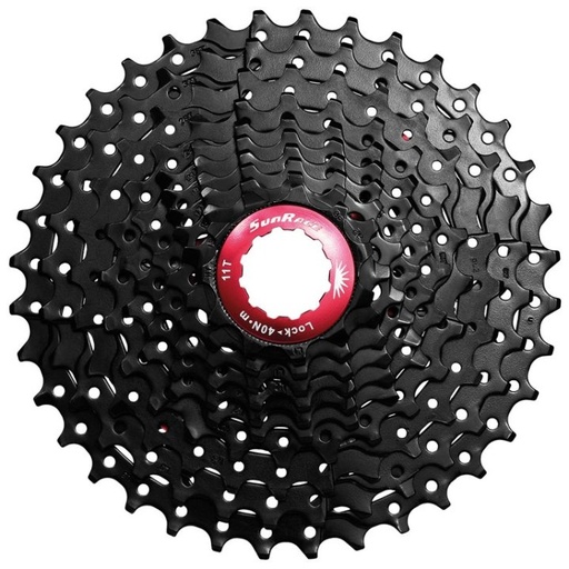 [CSMX0TAWBOXB] SUNRACE cassette CSMX0 10v 11-36 Black