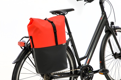 [391 539] Newlooxs sacoche Nyborg single noire / rouge