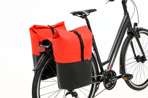 [393 539] Newlooxs sacoche Nyborg double rouge / noire