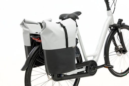 [393.537MIK] Newlooxs sacoche Nyborg double MIK gris / noire