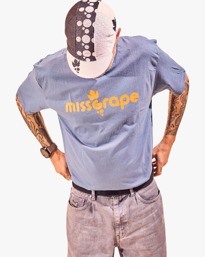 Miss Grape T-Shirt Classic bleu orange
