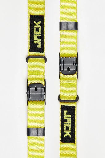 [STFY-X1] JACK's Straps - kit de 2 sangles de 1,4m jaunes
